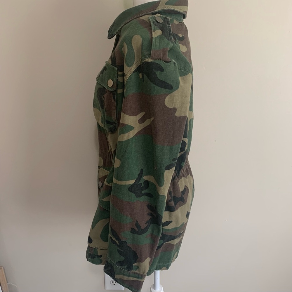 VICI Exclusive X Fate Camo Print Utility Parka Jacket Coat - Picture 8 of 16